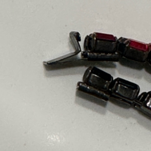 VINTAGE ART DECO HIGH END RHINESTONE" NECKLACE - Picture 9 of 9